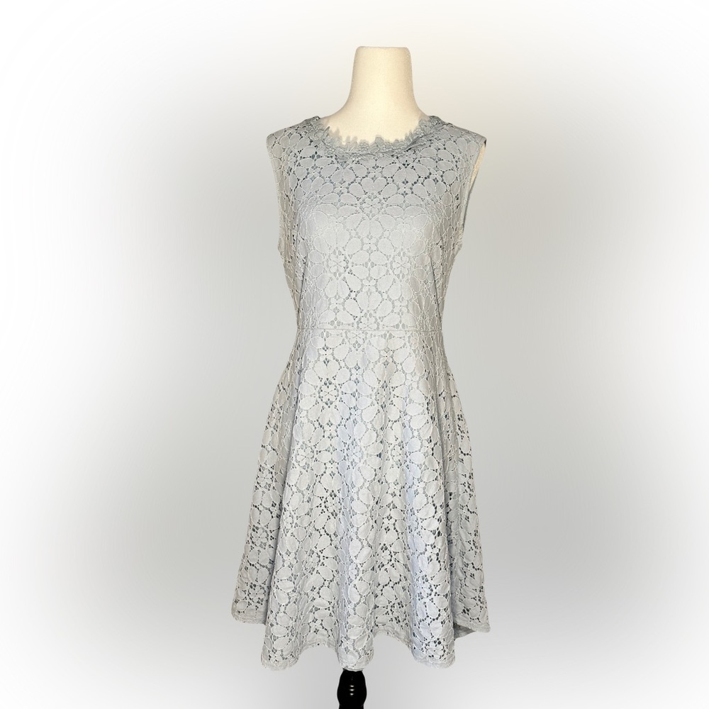 Molly Bracken Premium Powder Blue Lace Dress